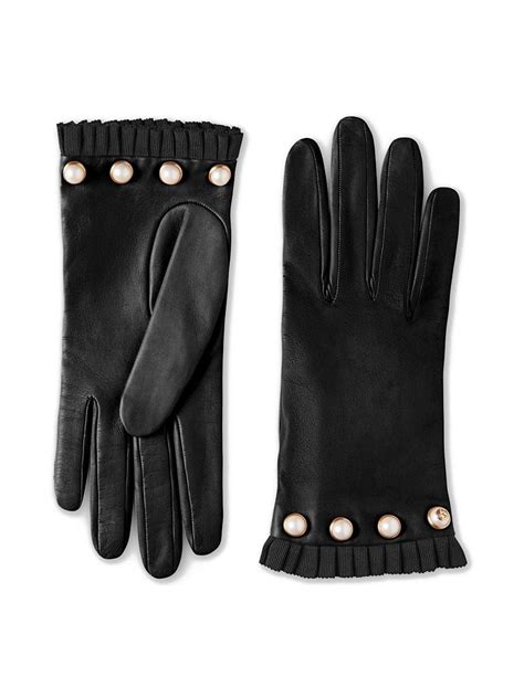 gucci women's leather gloves|farfetch gucci gloves.